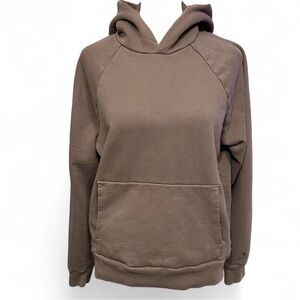 Everlane Taupe Organic Cotton Pullover Hoodie Women’s Small Minimalist Neutral